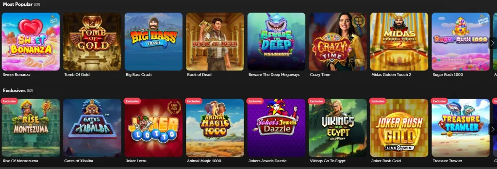 betsafe casino games