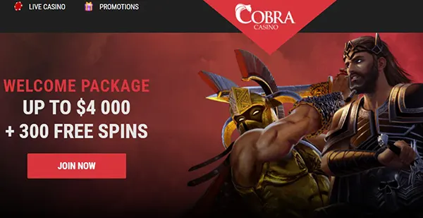 Cobra Casino promotions