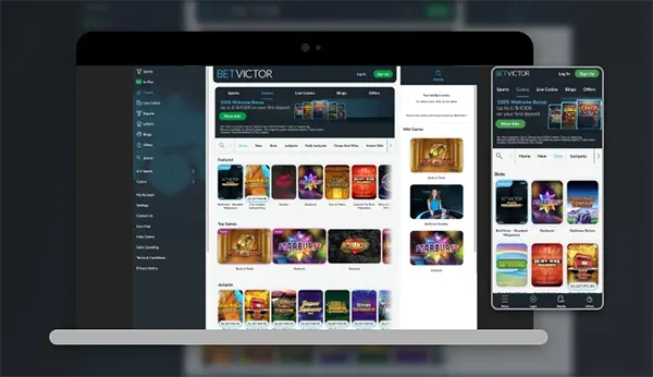 BetVictor casino lobby